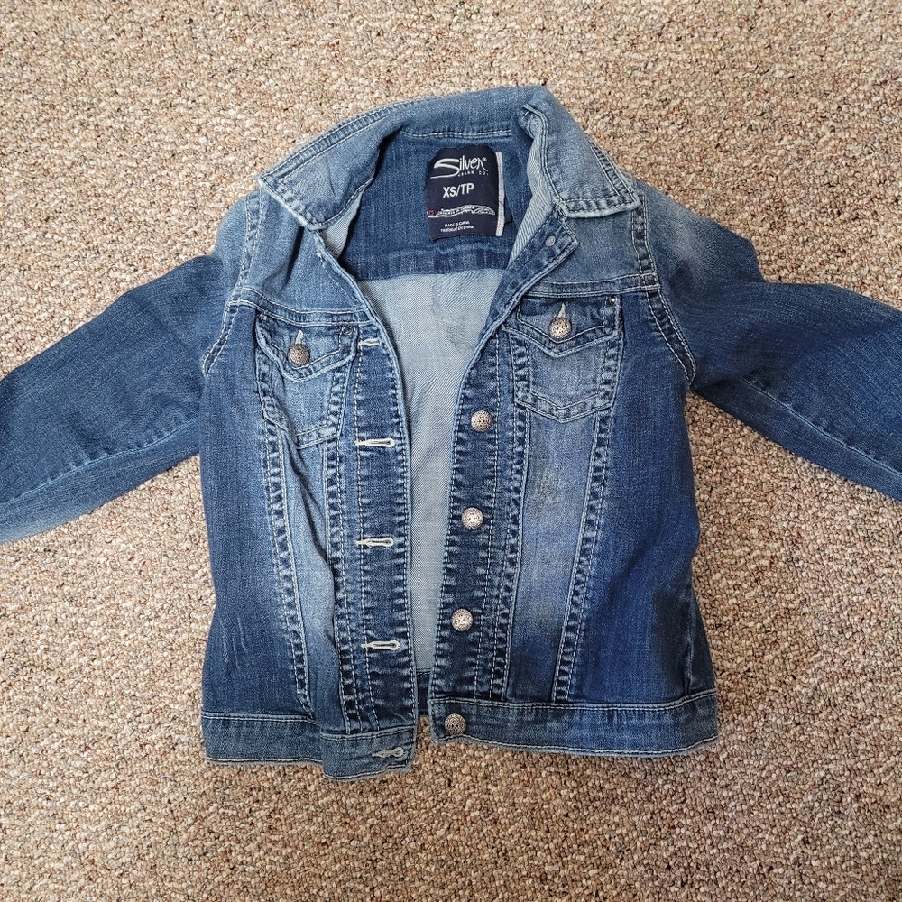 Silver Jean jacket